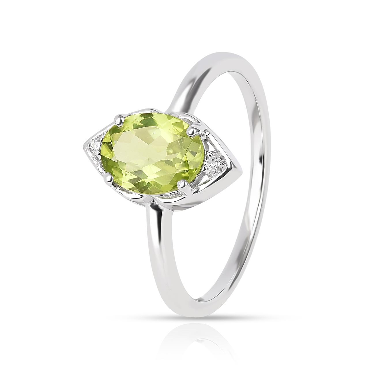Peridot, Natural Zircon 1 - Ring