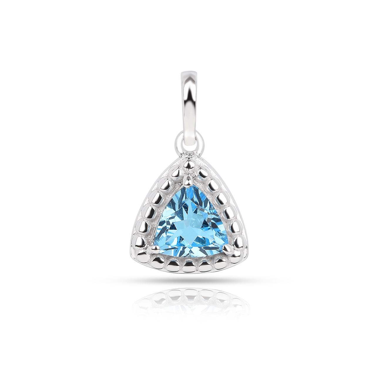 Swiss Blue Topaz 3 - Pendant
