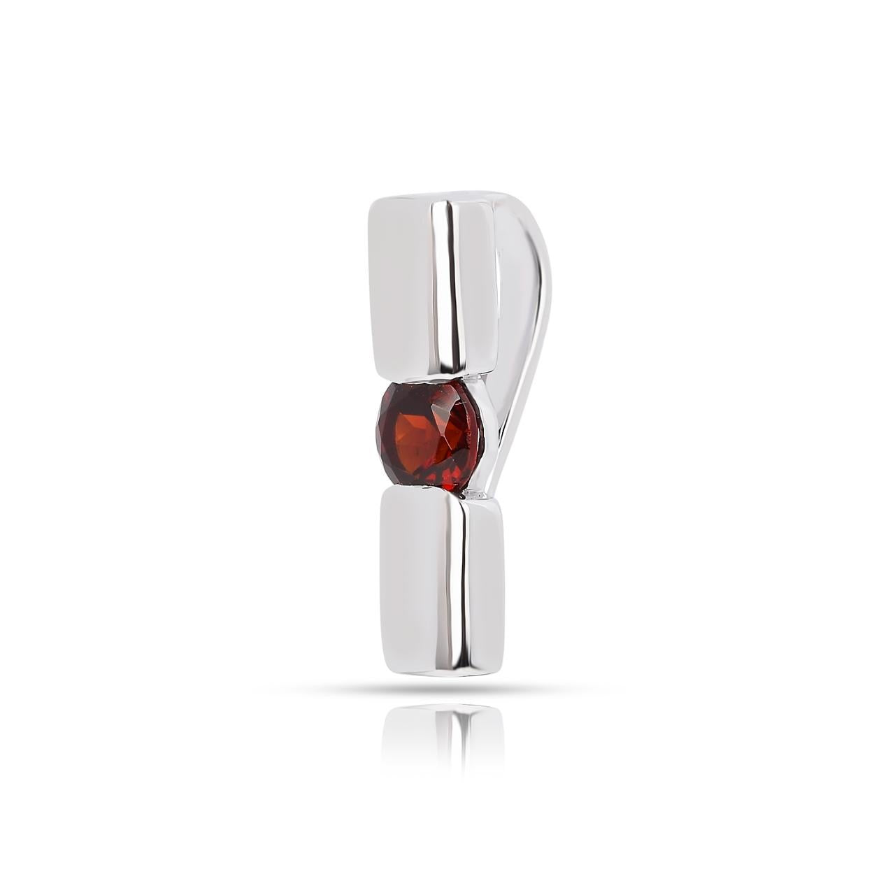 Red Garnet 4 Set - Earring, Pendant, Ring
