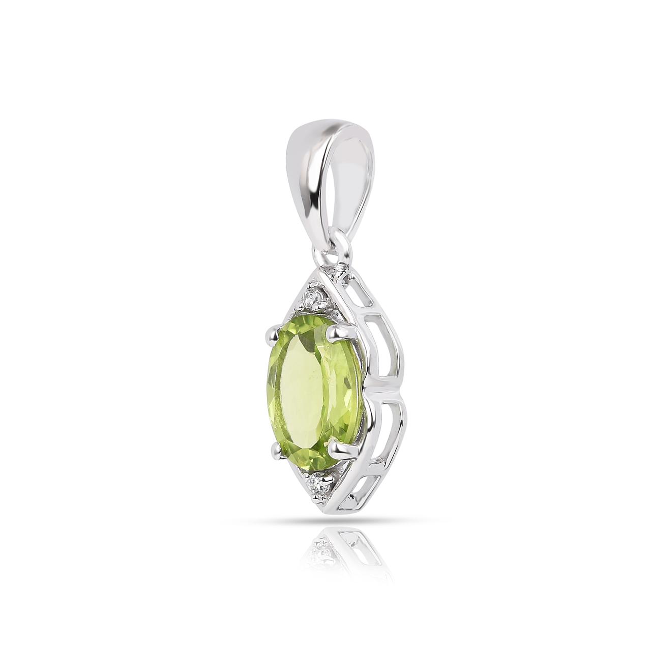 Peridot, Natural Zircon 1 - Pendant