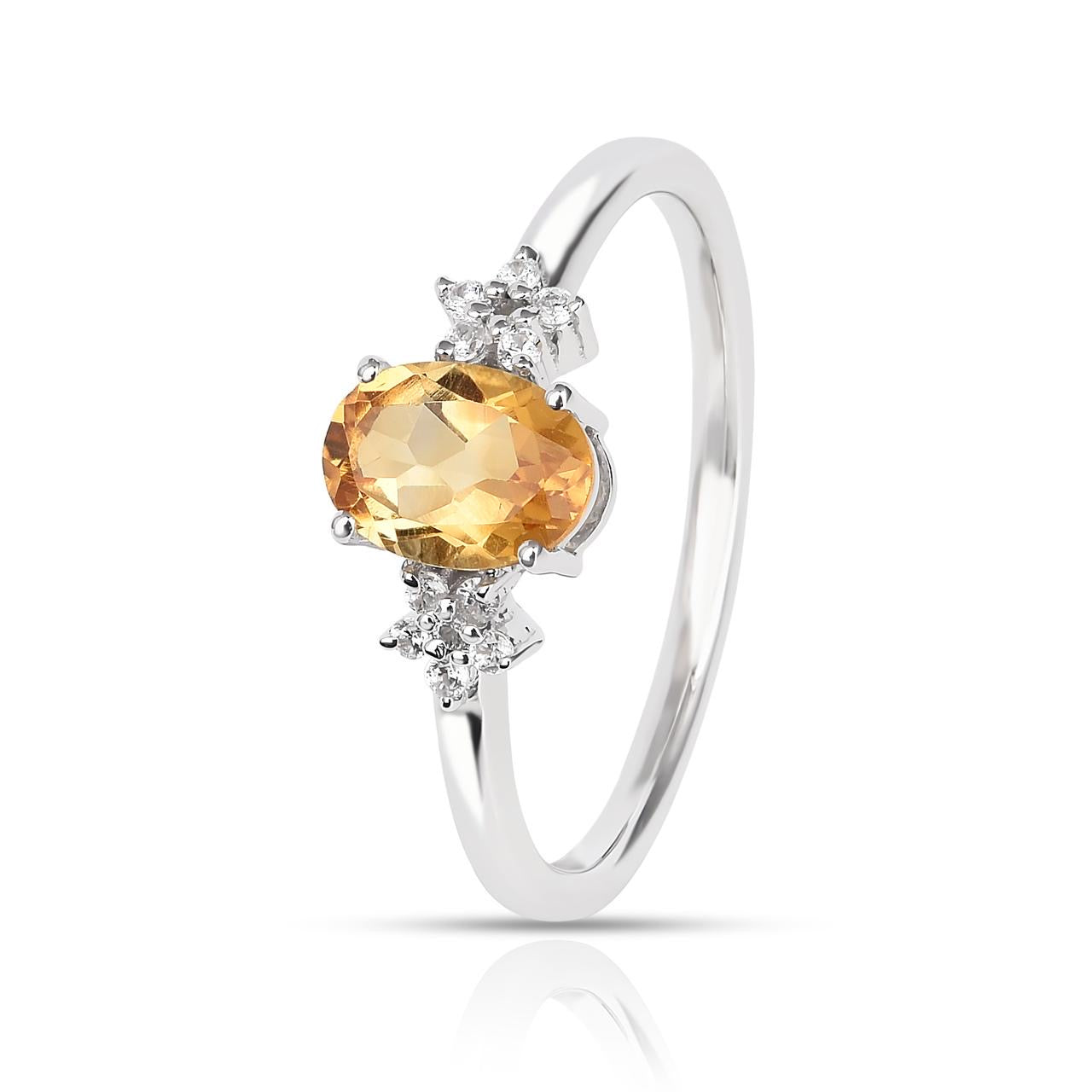Citrine Set - Earring, Pendant, Ring