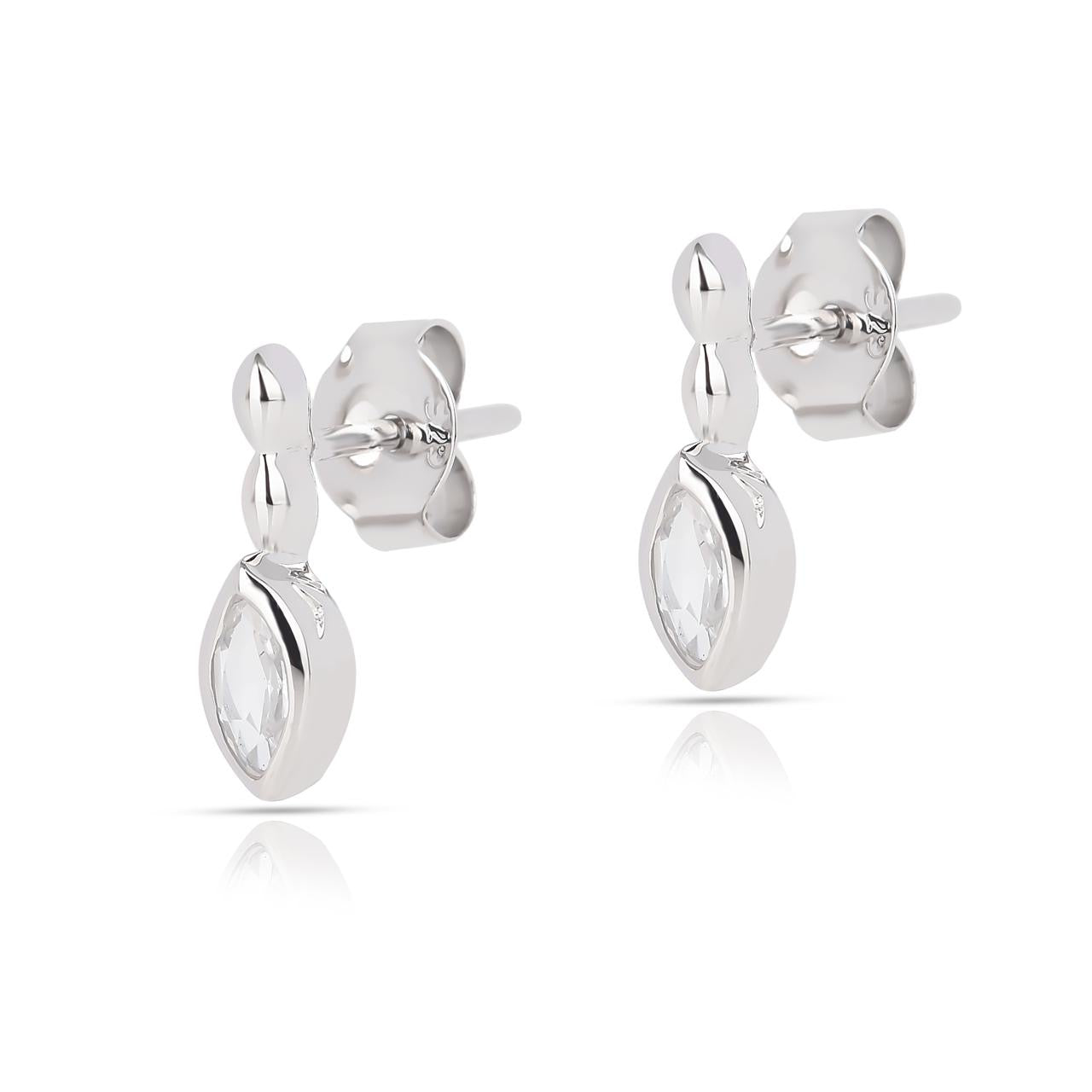 White Topaz - Earring