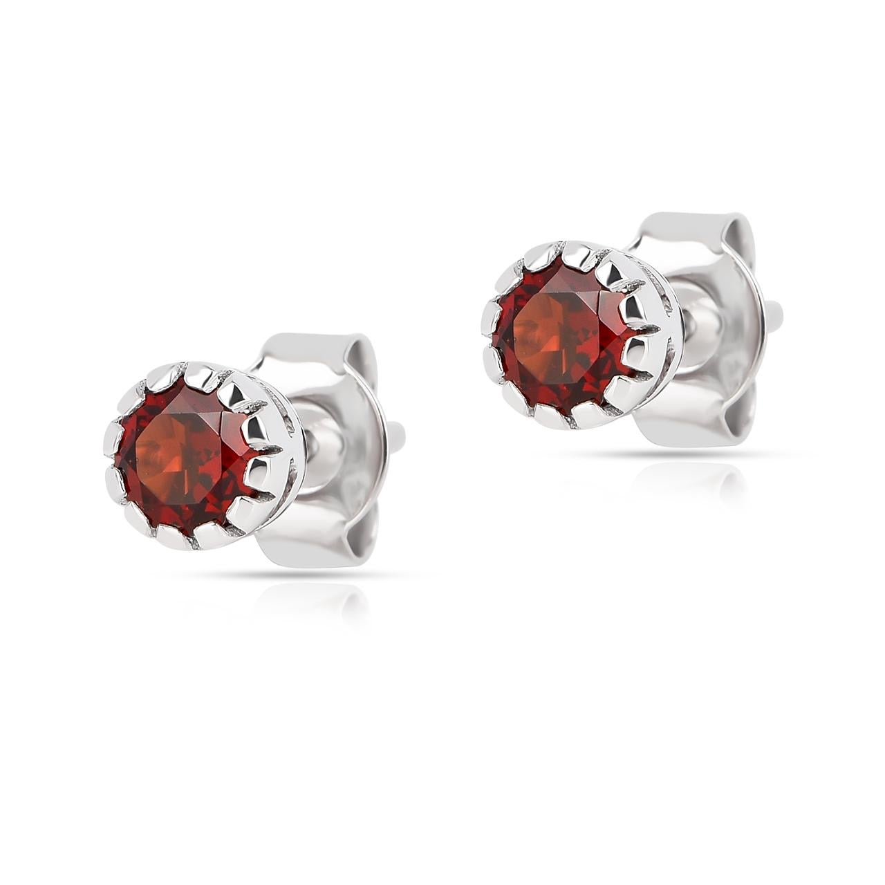 Red Garnet 1 Set - Earring, Pendant, Ring