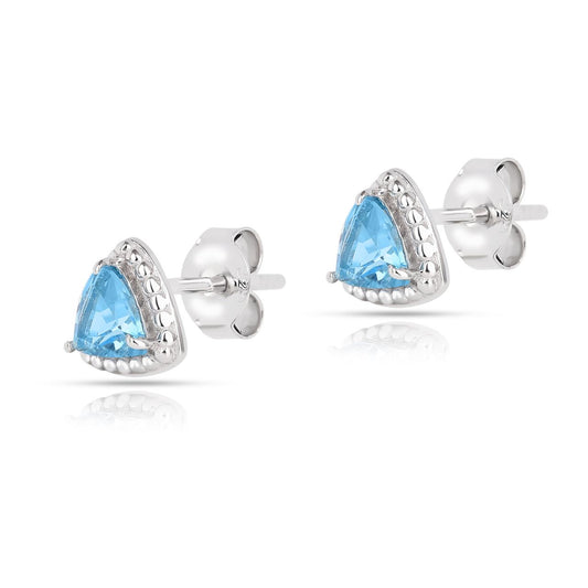 Swiss Blue Topaz 3 Set - Earring, Pendant, Ring