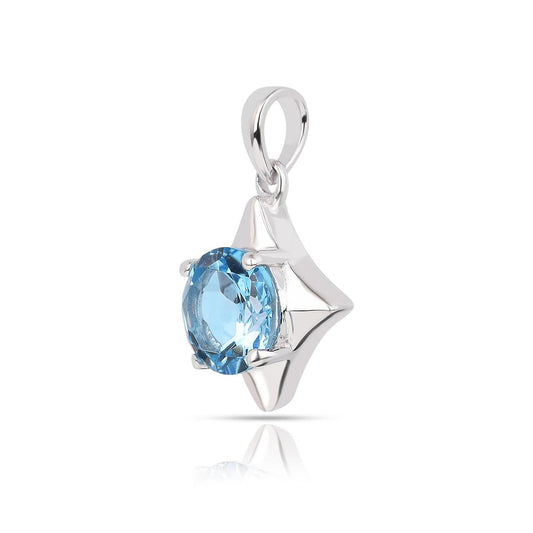 Swiss Blue Topaz 1 - Pendant