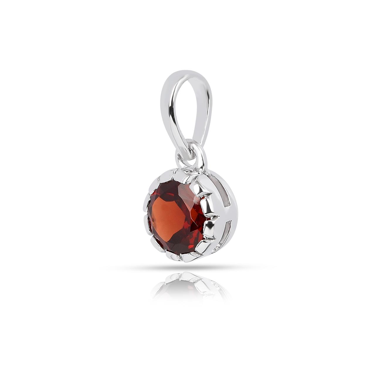 Red Garnet 1 Set - Earring, Pendant, Ring