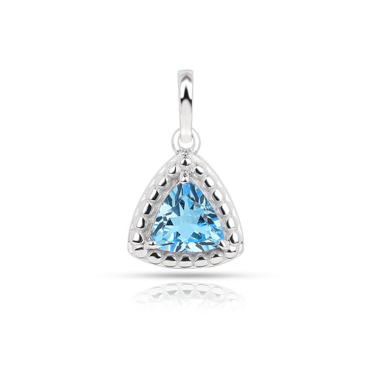 Swiss Blue Topaz 3 - Pendant