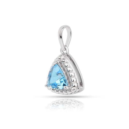 Swiss Blue Topaz 3 - Pendant