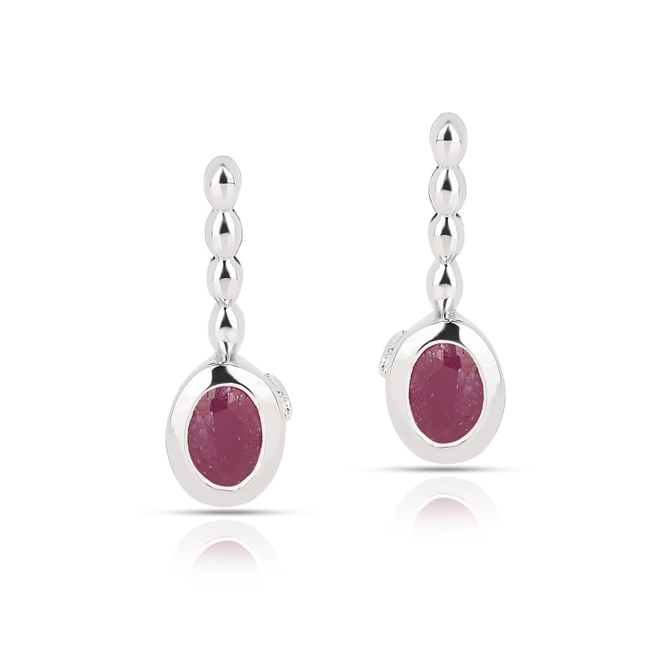 Ruby Set - Earring, Pendant, Ring