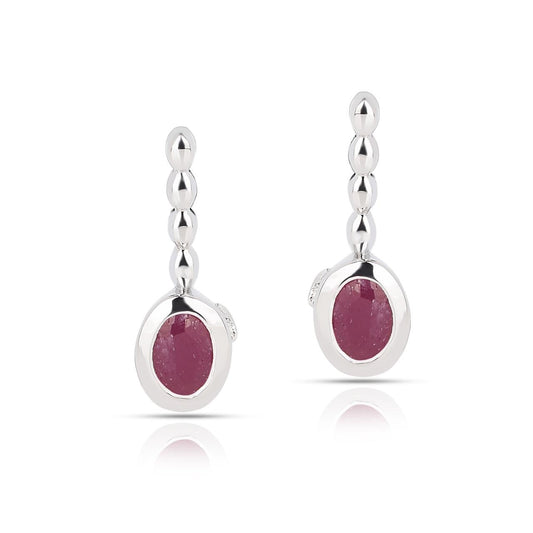 Ruby Set - Earring, Pendant, Ring
