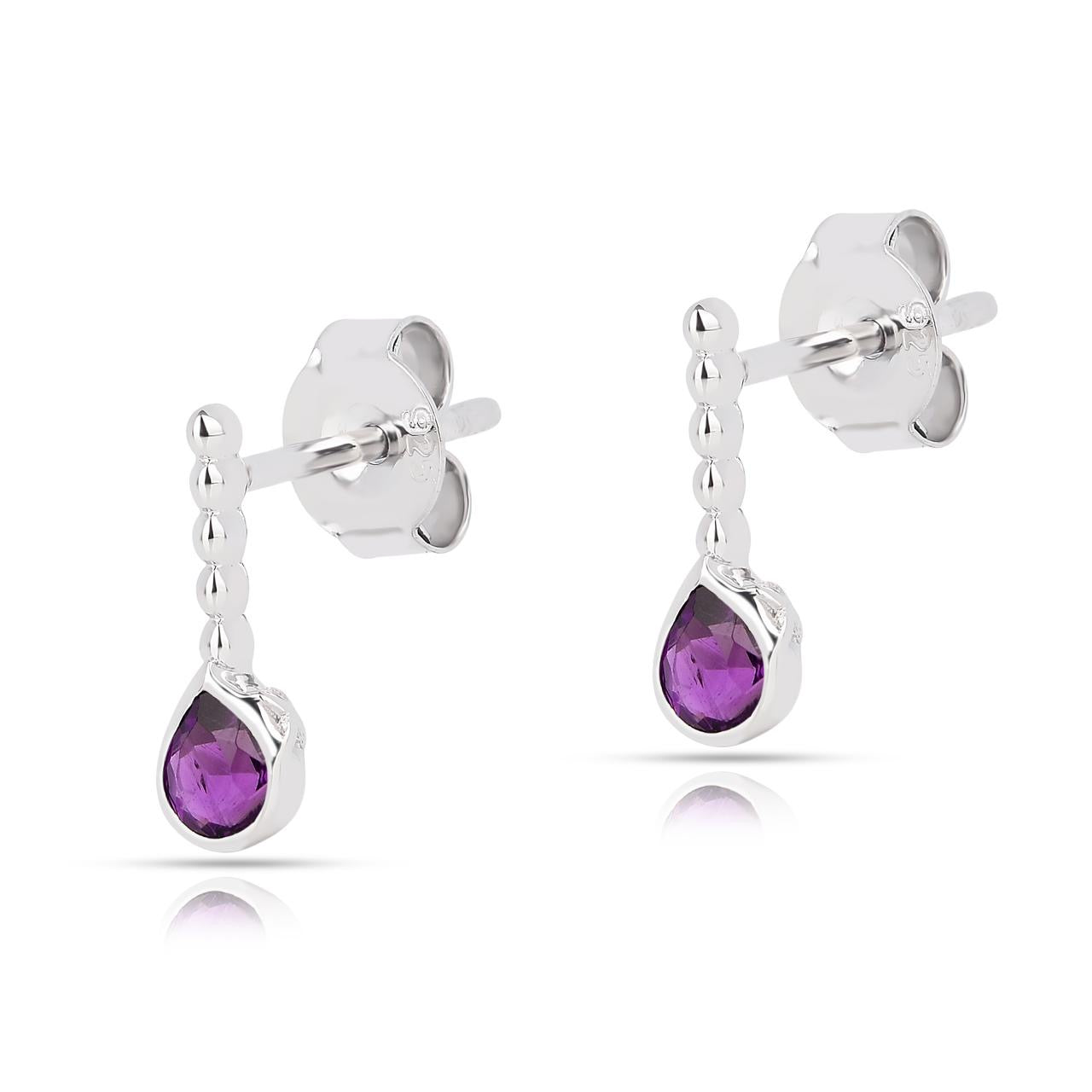 African Amethyst - Earring