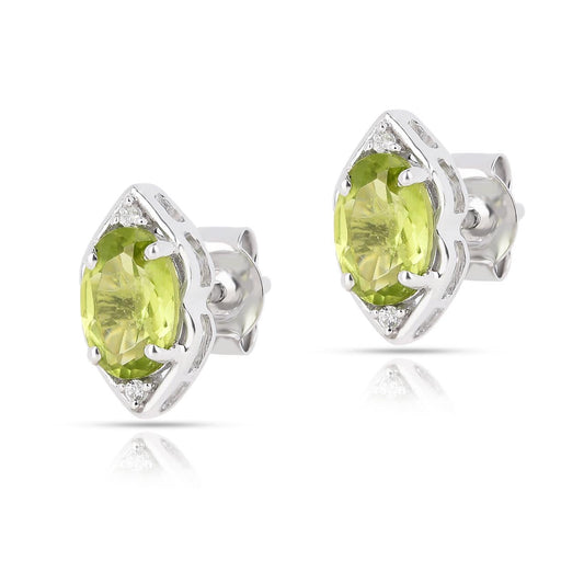 Peridot, Natural Zircon 1 Set - Earring, Pendant, Ring