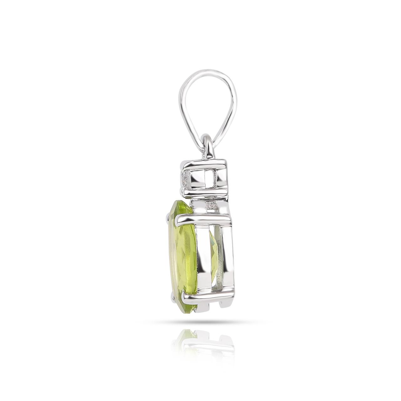 Peridot, Natural Zircon 2 Set - Earring, Pendant, Ring