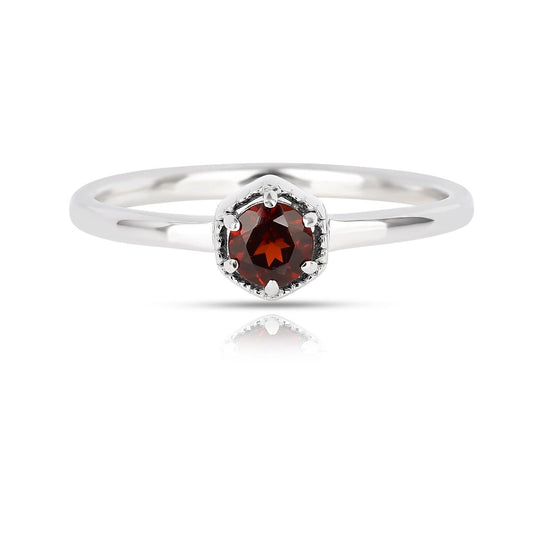 Red Garnet 5 - Ring