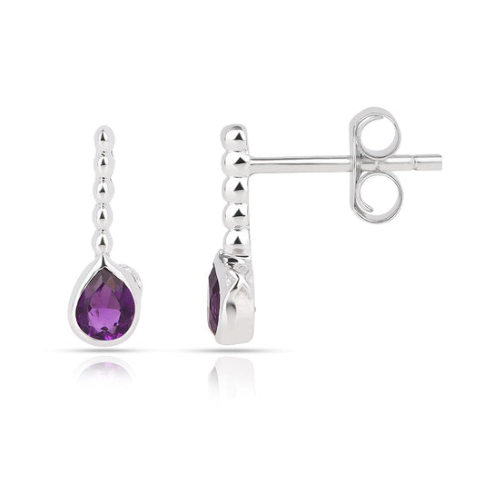 African Amethyst - Earring