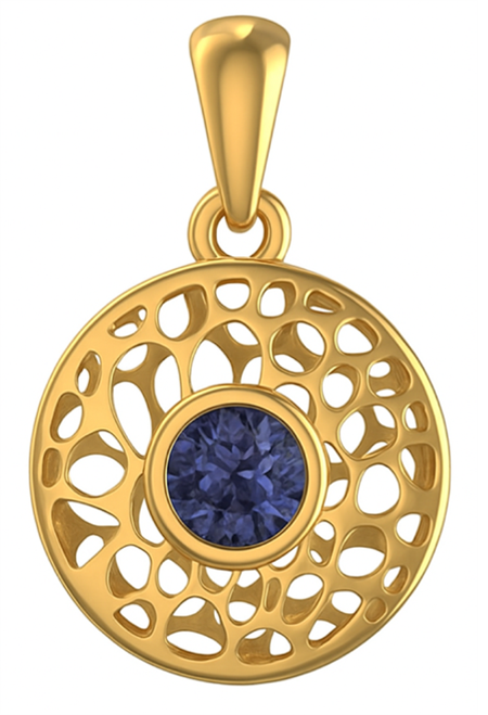 Tanzanite - Pendant without chain 3