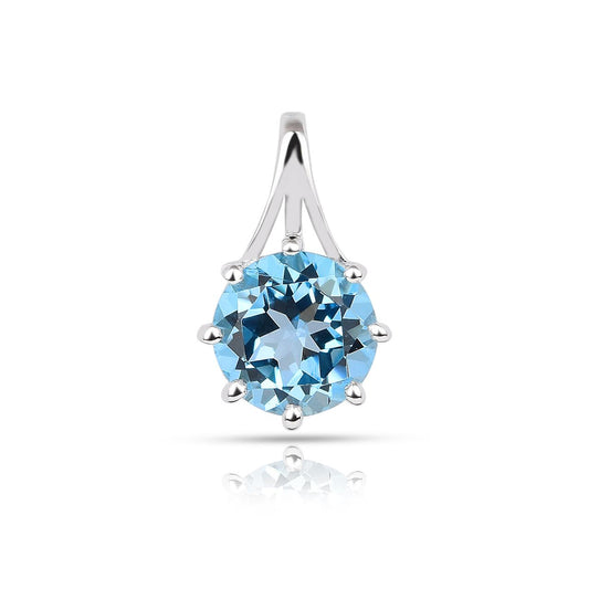 Swiss Blue Topaz 2 - Pendant