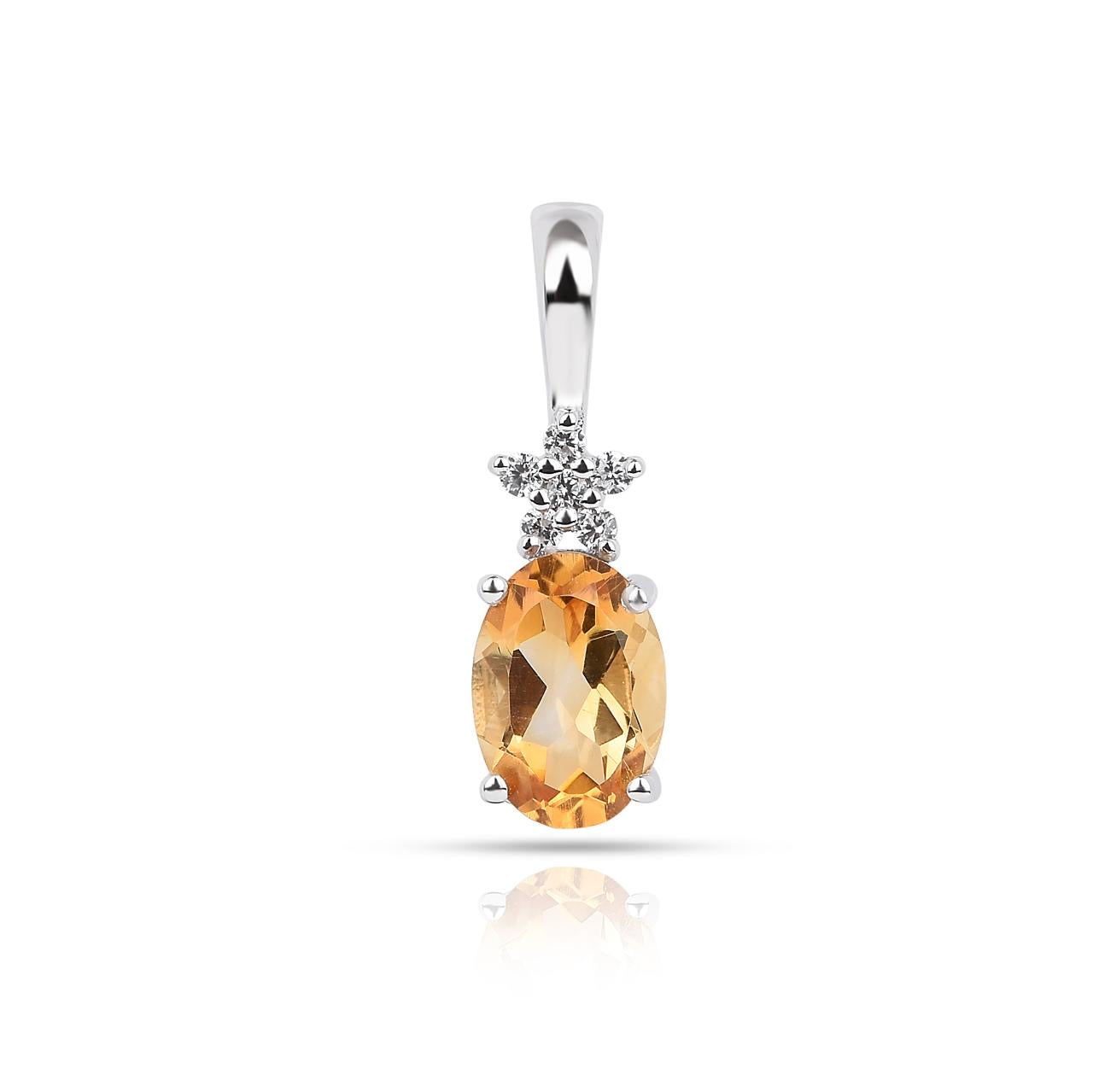 Citrine Set - Earring, Pendant, Ring
