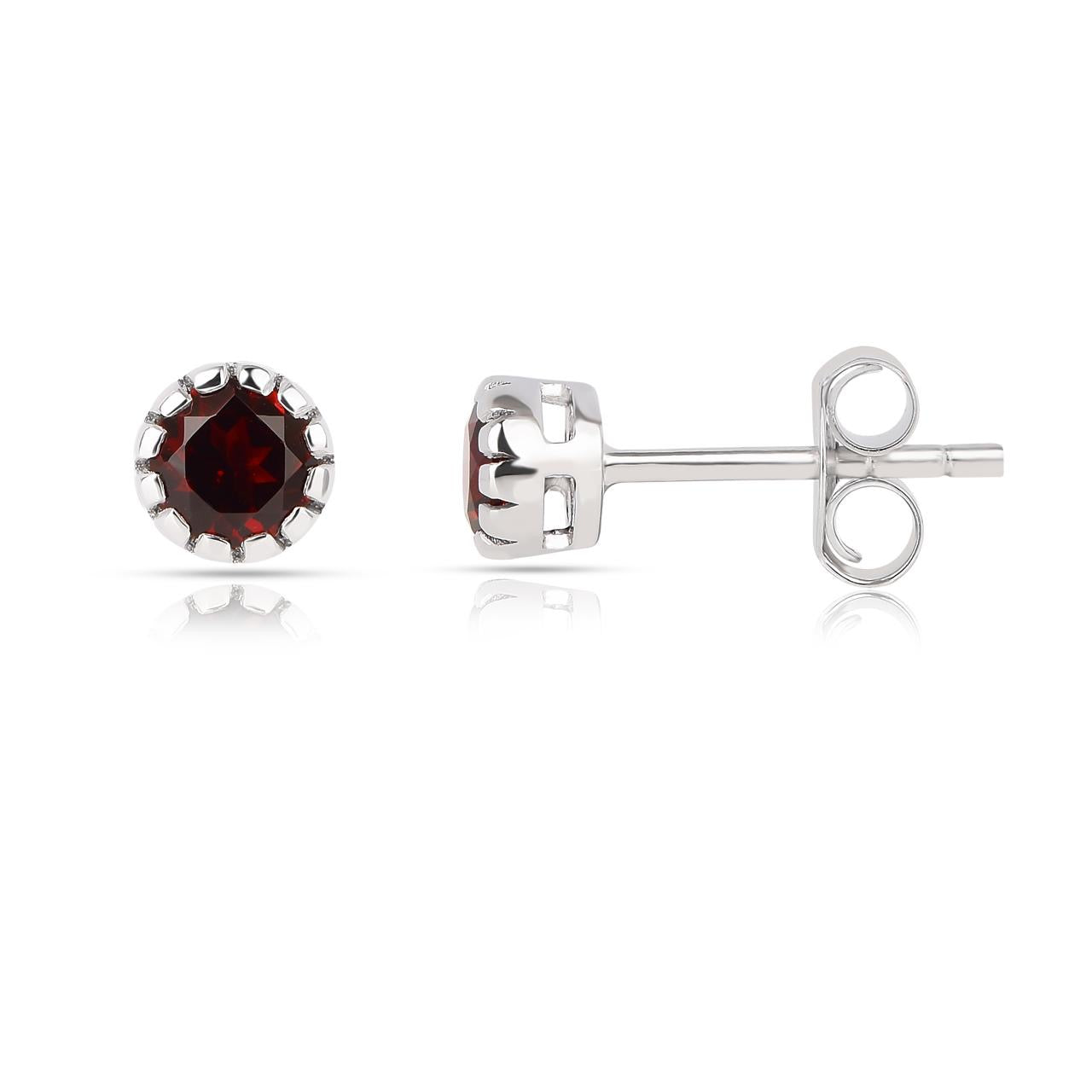 Red Garnet 1 Set - Earring, Pendant, Ring