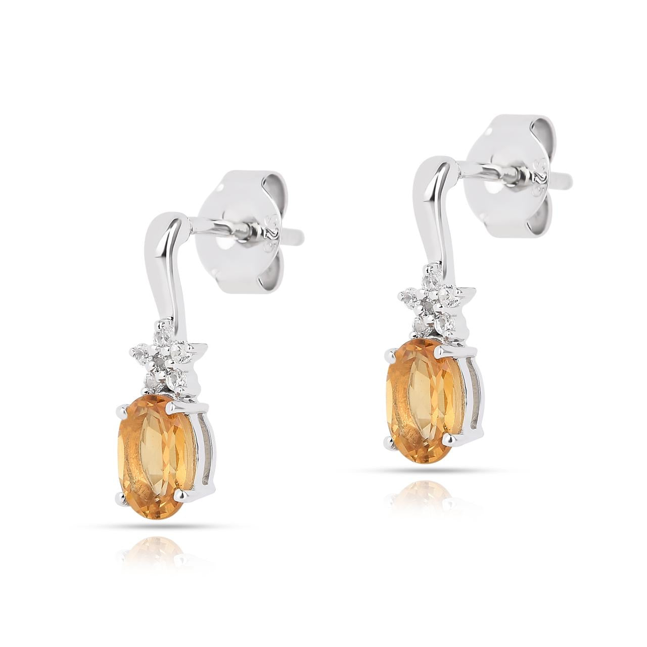 Citrine Set - Earring, Pendant, Ring
