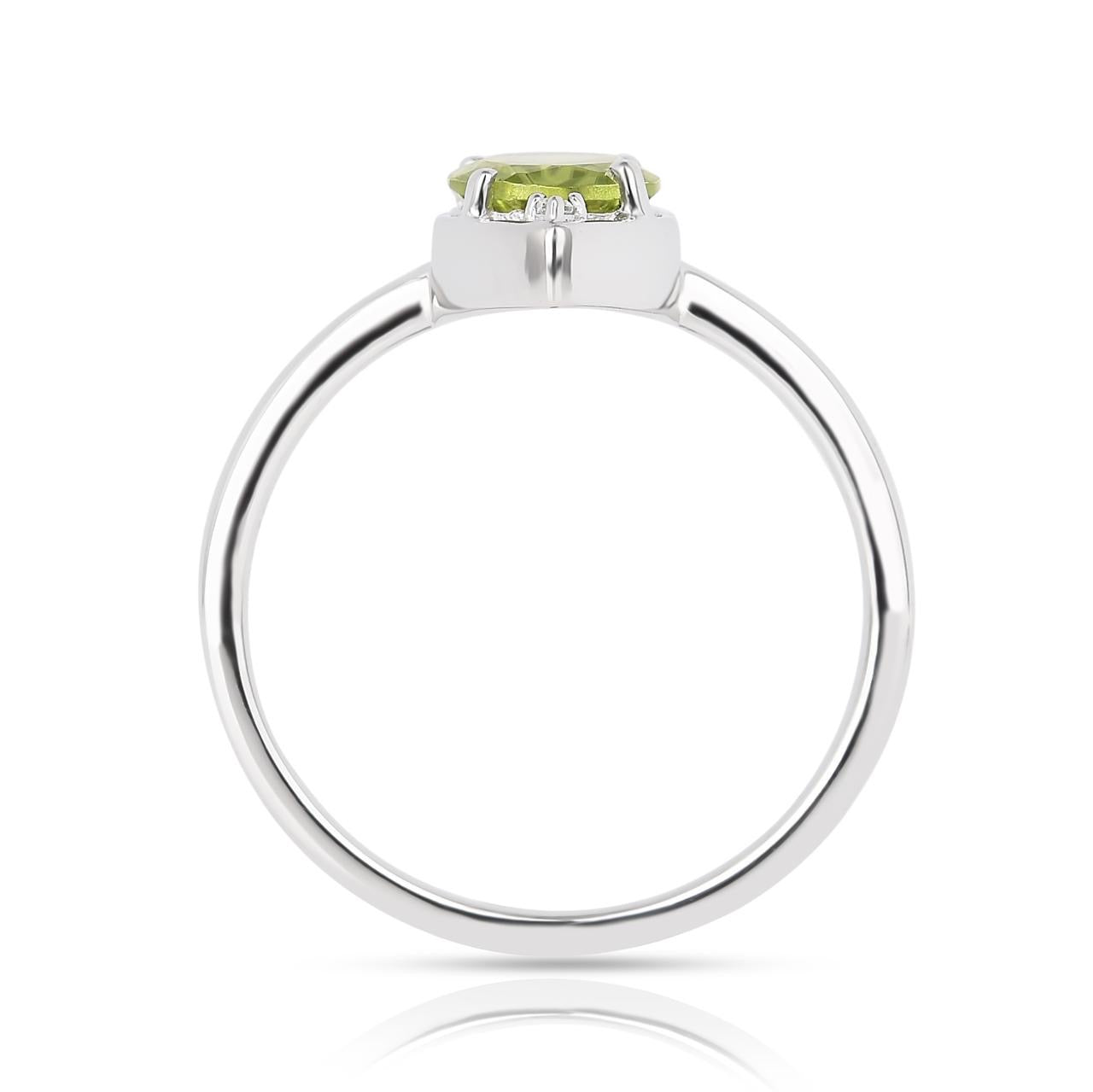 Peridot, Natural Zircon 1 Set - Earring, Pendant, Ring