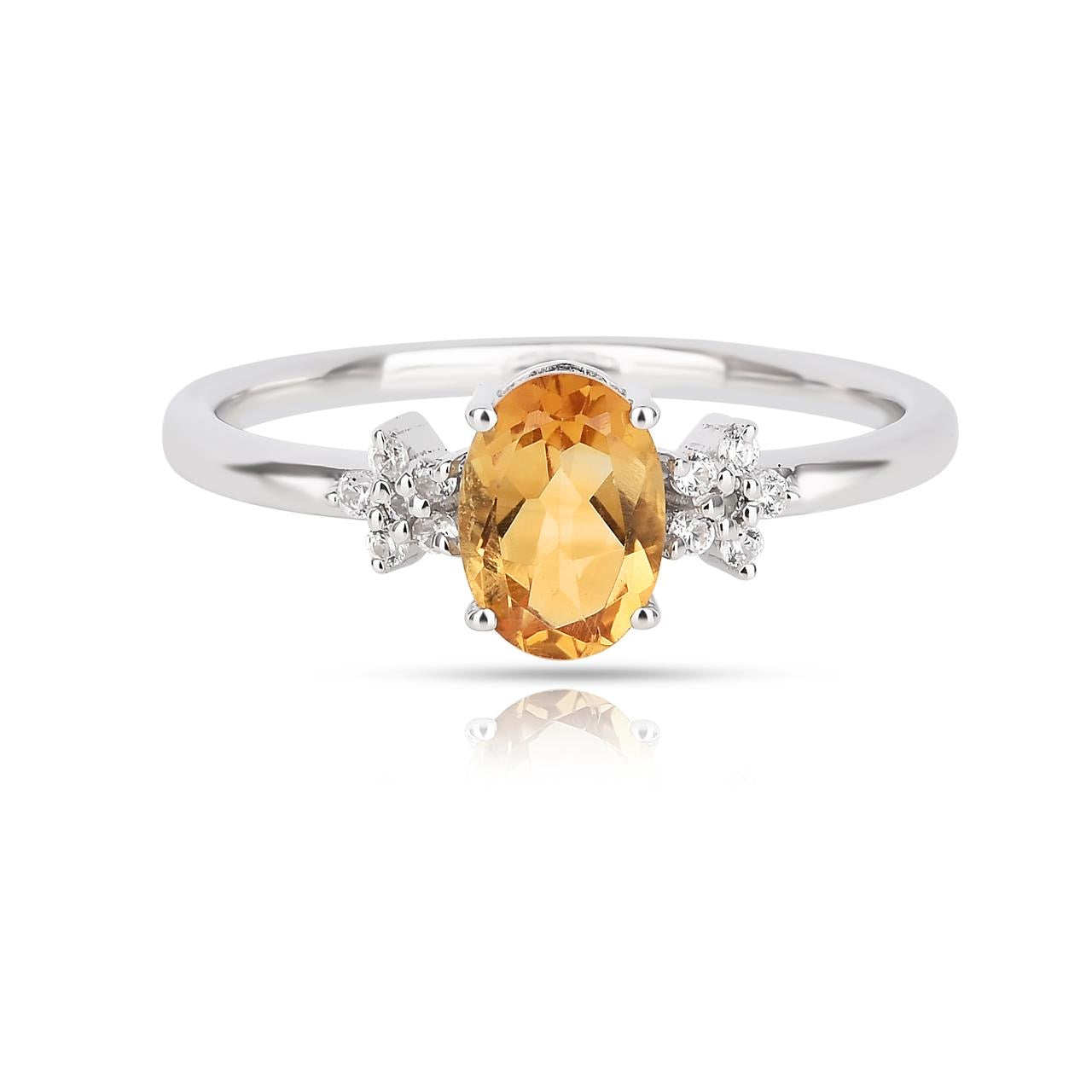 Citrine Set - Earring, Pendant, Ring