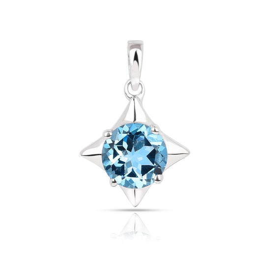 Swiss Blue Topaz 1 - Pendant